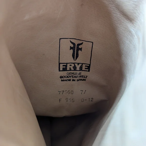 Frye Dorado Black Leather Riding Boots - 7 - Picture 9 of 9